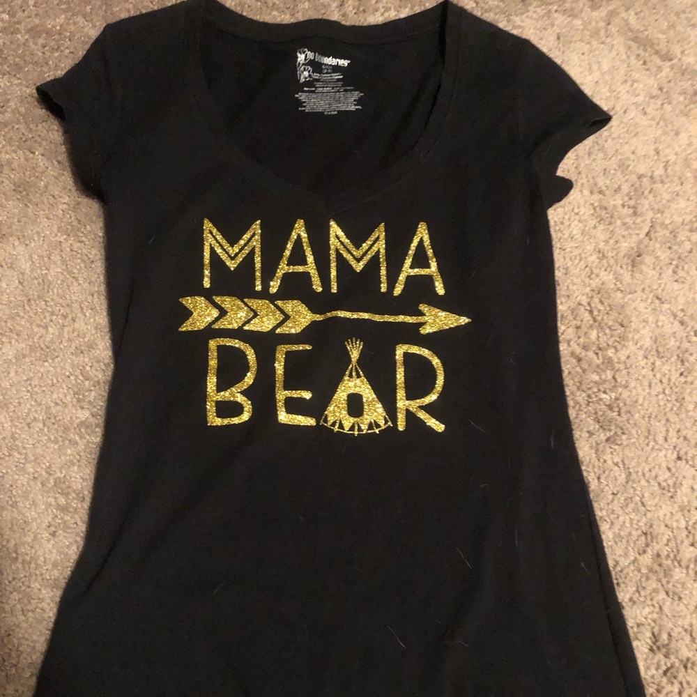 Mama Bear Glitter T-shirt